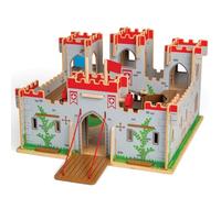 Castello di Bigjigs Giocattoli Re Giorgio - Castello Medievale Playset