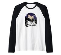 Castello di Bran Romania Maglia con Maniche Raglan