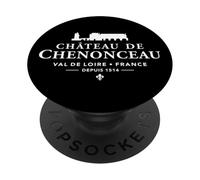 Castello di Chenonceau Val de Loire, Francia 1514 Stampa bianca PopSockets PopGrip Adesivo