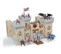 Papo 60002 Monde Medieval Cavalieri Accessori-Castello del Maestro d'armi, Colore Grigio-Beige, Taglia Unica