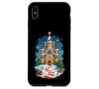 Castello di Natale Inverno Notte Scena Custodia per iPhone XS Max