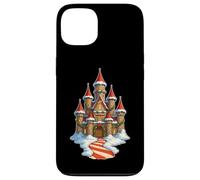 Castello di Natale Snowy Candy Cane Percorso Custodia per iPhone 13