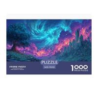 Castello di nebulosa Puzzles 1000 Pezzi Gioco Di Sfida Giocattolo Adulti E Bambini Puzzle Impossibile Sfida Educativa Interazione Giocosa Regalo Decorazione Casa 70x50cm/1000pcs