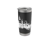 Castello di Neuschwanstein Baviera Germania I Love Germany Bicchiere termico in acciaio inox doppia parete