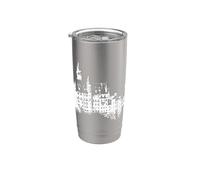 Castello di Neuschwanstein Baviera Germania I Love Germany Bicchiere termico in acciaio inox doppia parete