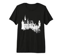 Castello di Neuschwanstein Baviera Germania I Love Germany Maglietta Premium
