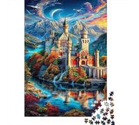 Castello di Neuschwanstein Puzzle 1000 Pezzi, Jigsaw Puzzle Ad Alta Difficoltà Regali Per Adulti E Adolescenti Home Giochi 70x50cm/1000pcs