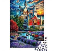 Castello di Neuschwanstein Puzzle 1000 Pezzi, Jigsaw Puzzle Per Adulti Puzzle 1000 Pezzi Difficili Per Adulti Home Giochi Puzzle 52x38cm/1000pcs