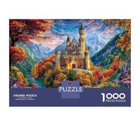 Castello di Neuschwanstein Puzzle 1000 Pezzi Per Adulti E Ragazzi Dai 14 Anni in Su, Giochi Stimolanti Per Tutta La Famiglia 52x38cm/1000pcs