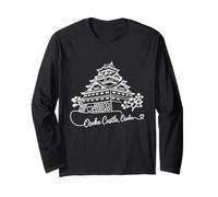 Castello di Osaka, Osaka, Giappone Signature Heart Art - Souvenir Maglia a Manica