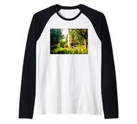 Castello di Pratt - Fiaba Fantasy Art Maglia con Maniche Raglan
