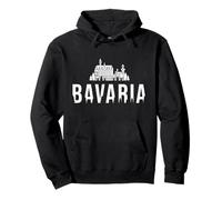 Castello e Foresta di Neuschwanstein - Baviera Germania Souvenir Felpa con Cappuccio