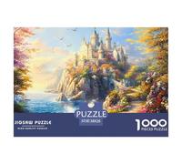 Castello Fiabesco Puzzle per Adulti Puzzle 1000 Pezzi Paesaggio Autunnale Gioco di Puzzle 1000 Pezzi Relax Famiglia Regalo 38x26cm/1000pcs