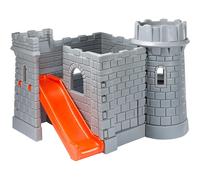 Little Tikes Castello Classico, Gioco per Esterni, Torre di Vedetta con Piattaforma e Scivolo, Facile da Arrampicarsi, Stimola la Fantasia, Per Bambini dai 24 Mesi ai 6 Anni, Disegno in Pietra