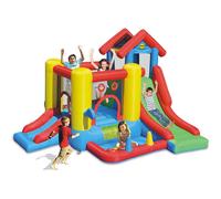 Castello Giostra Gonfiabile 7 in 1 con Pompa Inclusa Happy Hop