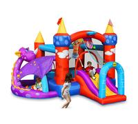 CASTELLO GONFIABILE HAPPY HOP DRAGHETTO 9022 VASCA PALLINE SCIVOLO SALTERELLO