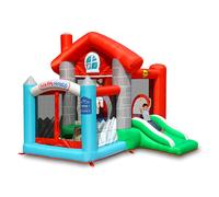 Castello Giostra Gonfiabile Happy Casa con Scivolo e Pompa Inclusa Happy Hop