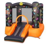 Castello Gonfiabile Interattivo Happy Hop Kidz Rock con Scivolo Luci Suoni 8003