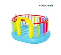 Castello gonfiabile per bambini grande saltarello da giardino bimbi Fisher Price