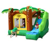 Castello Gonfiabile per Bambini Jungle Climb 390x330x270 cm Portata Massima 225 kg