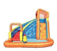 castello gonfiabile, Solido Castello Gonfiabile di Sicurezza Casa Rimbalzo Parco Giochi all'aperto su larga scala Piscina con Scivolo d'Acqua