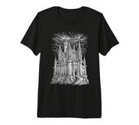 Castello Gotico per Amanti dell'Architettura Fantastica Maglietta Premium