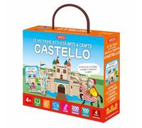 Castello. Le mie prime attività arts & crafts. Ediz. a colori. Con bastoncino da ricalco. Con 4 fondali. Con 200 trasferibili. Con 100 Adesivi