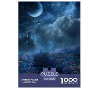 Castello Magico Puzzles 1000 Pezzi Gioco Di Sfida Giocattolo Adulti E Bambini Stellare Puzzle Impossibile Sfida Educativa Tempo Libero Regalo Decorazione Casa 38x26cm/1000pcs