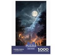 Castello Puzzles 1000 Pezzi Gioco Di Sfida GioGattotolo Adulti E Bambini Enchanted Notte Puzzle Impossibile Sfida EduGattoiva Tempo Libero Regalo Decorazione Casa 70x50cm/1000pcs