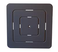 CASTELMERLINO 127.02 Pedana Doccia Colore Grigio-Marrone in Compensato Marino di Okumè cm 60 x 60 per Piatti cm 80 x 80