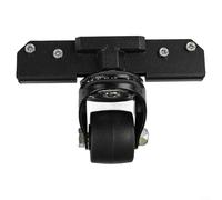 Caster Accessorio Ruota anteriore in metallo girevole a 360° Facile da installare durevole per Packout Rolling Tool Box Migliore manovrabilità Nero