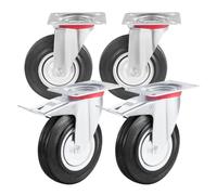 Caster Wheels - 4 pezzi Heavy Duty 360 gradi Swivel Mover Sliders | Swivel Casters 3 pollici for Desk Table Bed Frame Shelf Unit Cabinet Workbench Couch Drawer Refrigerator