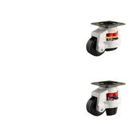 caster wheels， Ruote for macchina livellatrice con cuscinetto in gomma, ruote retrattili for banco da lavoro montate su piastra GD-60F 80F 100F, capacità di carico 1500 kg,For All Scenarios(GD-100F)