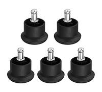 Caster Wheels Set Caster Wheels Chair Wheels Stopper Fixed Castors Office Chair Foot Glides Convert Swivel Office Chair with Casters Heavy Duty Casters