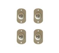 Caster Wheels Set Casters Pulley Rollers for Cabinet Drawer Storage Box Trash Can Small Furniture Hardware Wheel Box Skateboard New Heavy Duty Casters (Size : Stainless Steel)