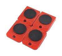 Casters 4 PCS Moves Furniture Tool with 4 Small Wheels Transport Shifter Durable Moving Wheel Slider Remover Roller Heavy Holds Up to 200 Kg/440Lbs Caster Wheels