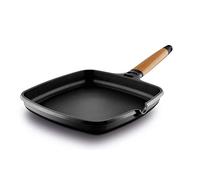 Castey Grill Induction With Detachable Wood Handle 22x22 cm