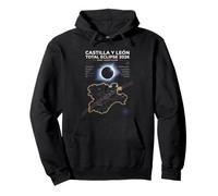 Castiglia e León Total Eclipse Spagna 12 Agosto 2026 Felpa con Cappuccio