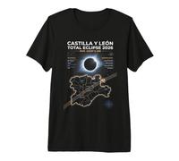 Castiglia e León Total Eclipse Spagna 12 Agosto 2026 Maglietta Premium