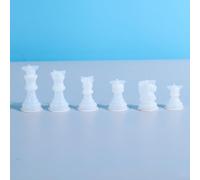 Casting in resina per scacchi e scacchi in silicone flessibile per supportare il layout internazionale degli scacchi e il design a griglia quadrata (pezzi degli scacchi)
