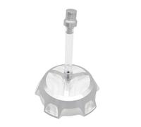Castino del serbatoio del carburante in motocicletta in alluminio da 50 mm con tubo di sfiato compatibile con il cappuccio a benzina universale con bici di sporcizia(Silver)