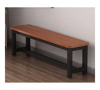 CastIron & HardwoodPatioBenchElegishShoeChangingBenchforHomeGym & MallBlack&Teak 150x35x45cm (59x13x17.7 pollici) DurevolableOutdoor Seduta