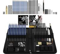 Castle Art Supplies Set 40 Pezzi da Disegno e Bozzetto per Artisti