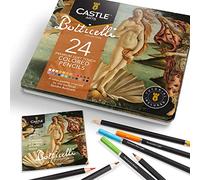 Castle Art Supplies Set di 24 Matite Colorate - Ispirato a Botticelli