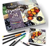 Castle Art Supplies Set di 24 Matite Colorate - Ispirato a Cezanne