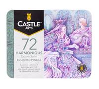Castle Art Supplies Set di 72 Matite Colorate Harmonious per Adulti