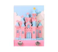 Castle - Blocco note 3D, fogli non appiccicosi in carta con castello, blocco note di carta da strappo, intagliare il castello