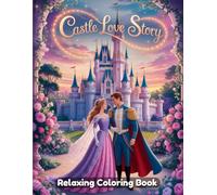 Castle Love Story: Romantic Fantasy Coloring Book for Adults - Enchanted Castles, Fairytale Lovers, Moonlit Gardens, Magical Romance Scenes, Whimsical ... Line Drawings for Relaxation & Creativity