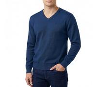 Castle Point Maglione Uomo 100% Cotone - Pullover Leggero Girocollo o Scollo a V, Maglia Uomo Traspirante Casual e Ufficio (Denim, L)