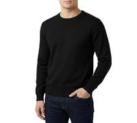 Castle Point Maglione Uomo 100% Cotone - Pullover Leggero Girocollo o Scollo a V, Maglia Uomo Traspirante Casual e Ufficio (Nero, S)
